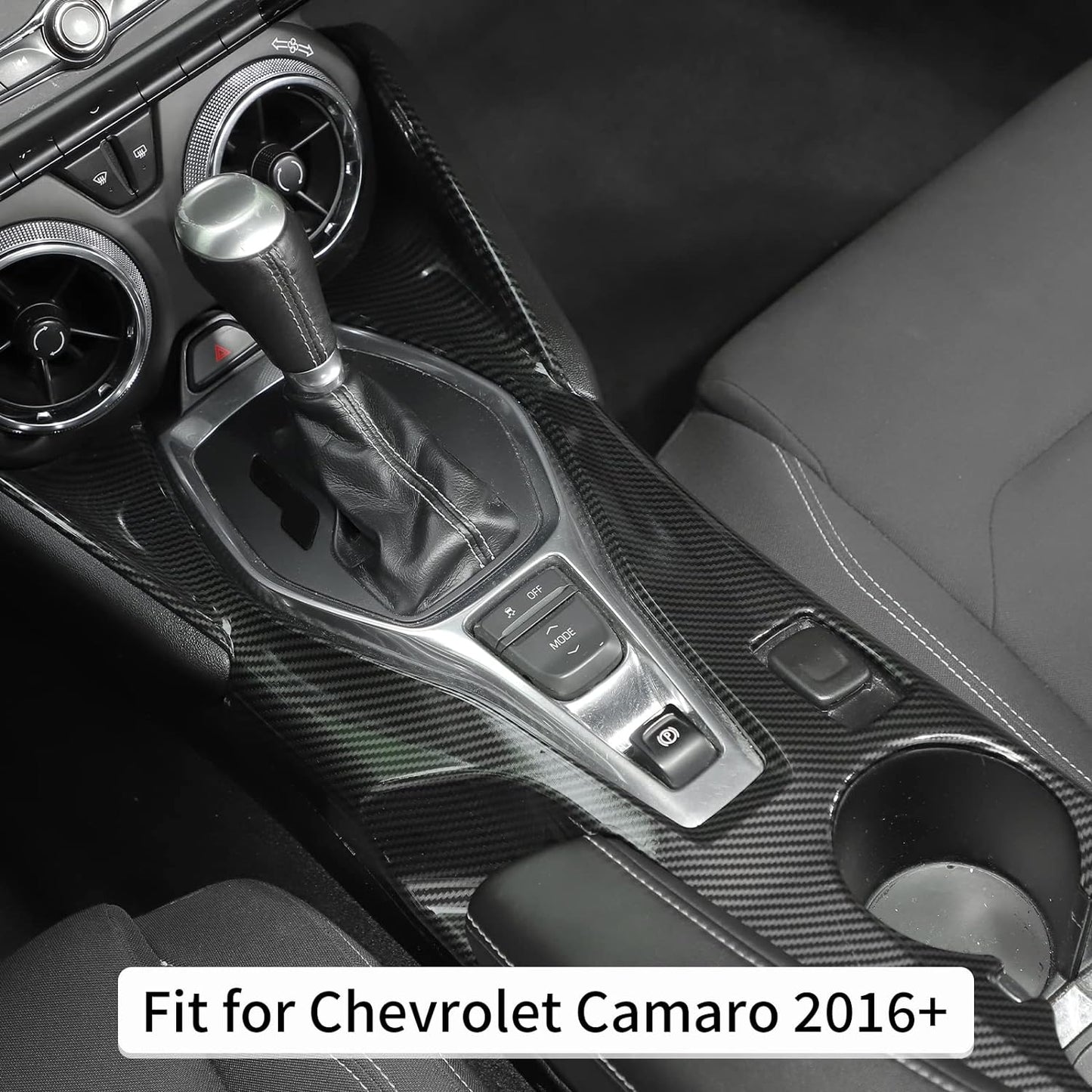 2016 - 24 Camaro Carbon Fiber ABS Center Console Cover