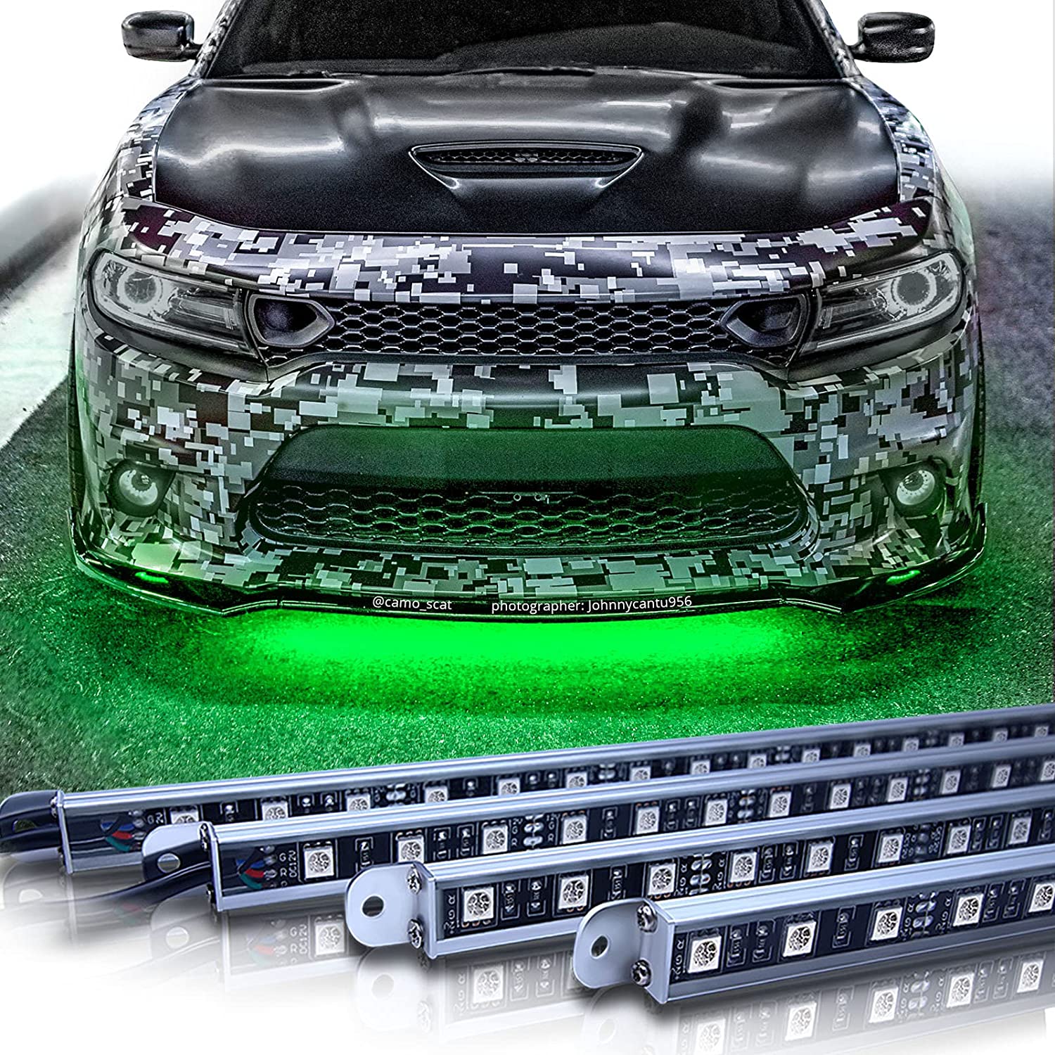 OPT 7 RGB LED Underglow Lighting Kit w/ Remote &amp; Sound sync