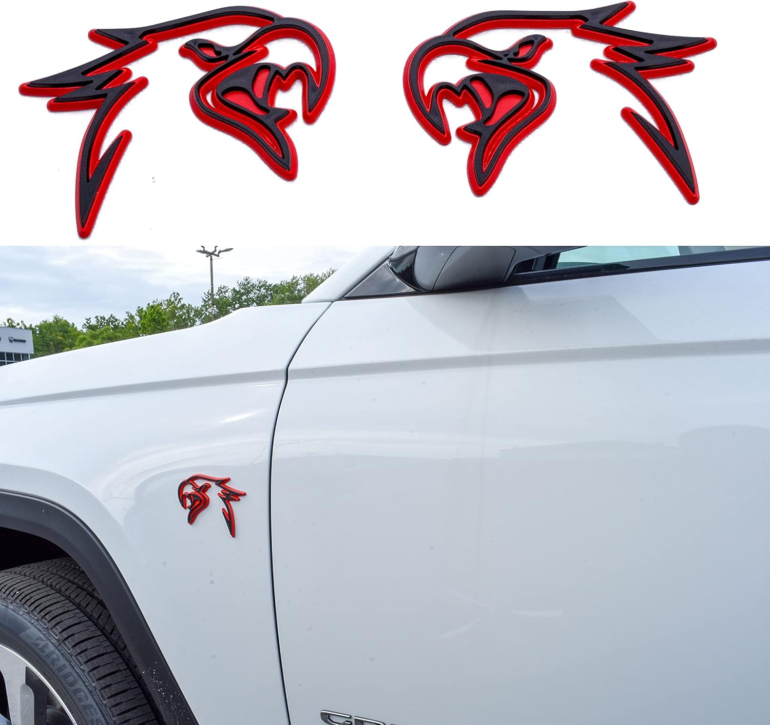 2018 - 24 Jeep Grand Cherokee Trackhawk Fender Badge