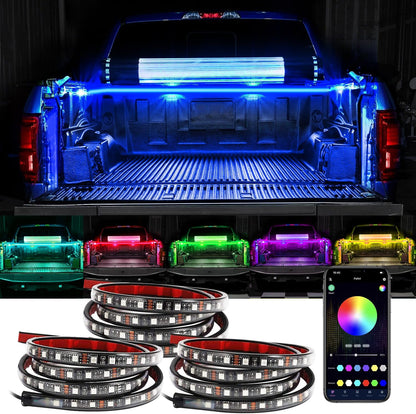 Multicolor Flow Series LED Ambient Truck Bed Lighting Kit