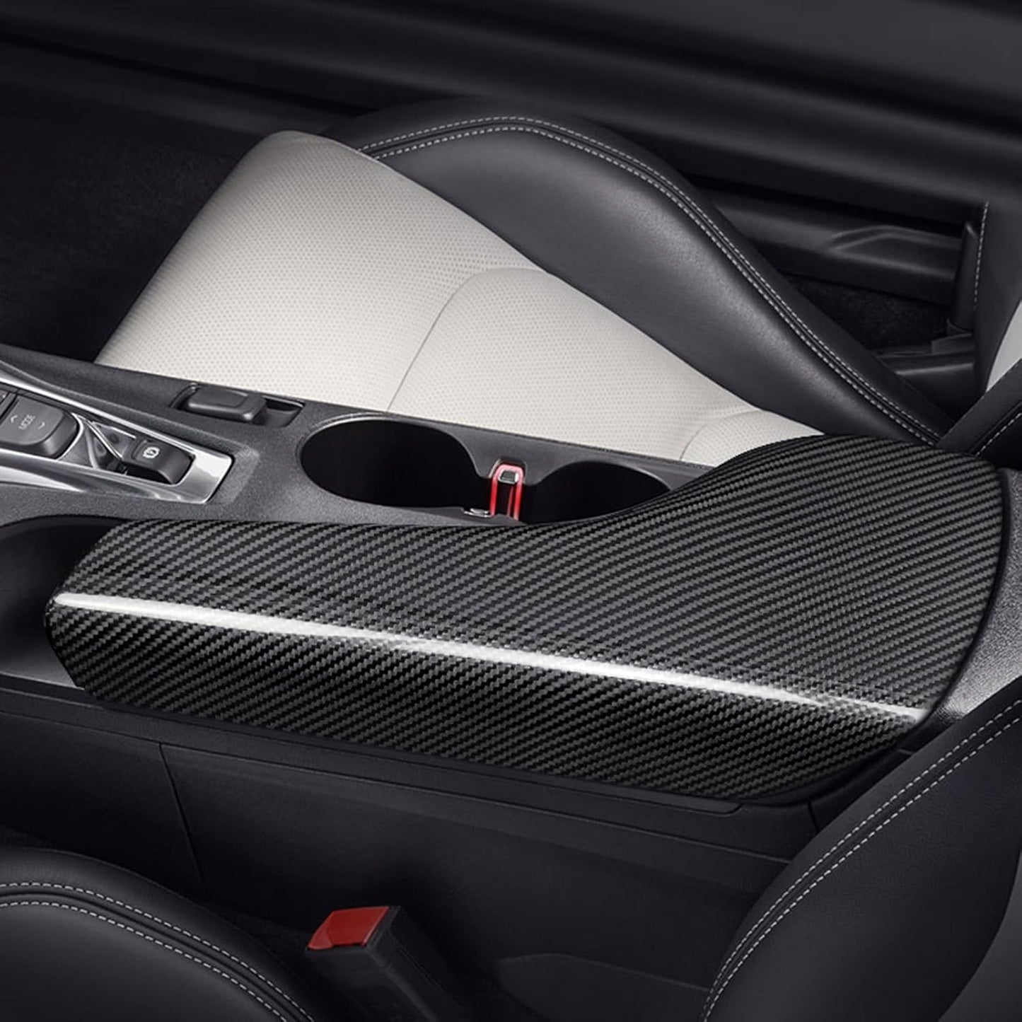 2016 - 24 Camaro Carbon Fiber Center Console Lid Cover image 1
