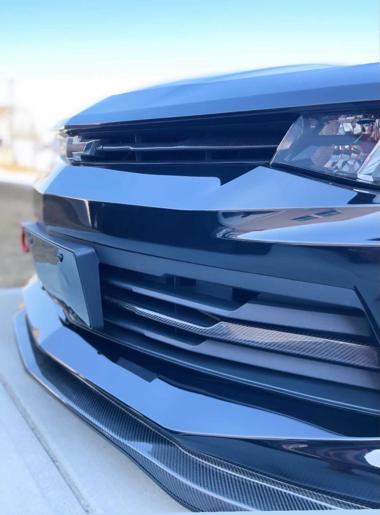 2016 - 18 Chevy Camaro LT/RS Carbon Fiber Grille Trim Covers