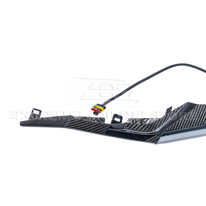 C8 Corvette Z06 RGB Flow LED DRL Light Bar Bezels | Carbon Flash / Carbon Fiber image 3