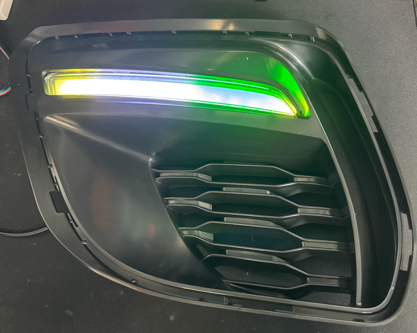 Dodge Charger Widebody Flow RGB DRL Fog Light Trim Covers image 10