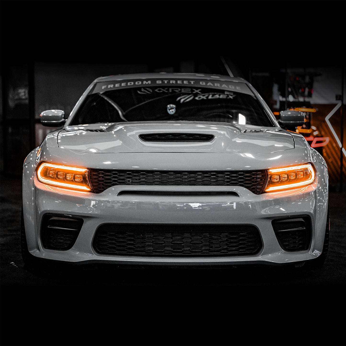 2015 - 23 Charger Nova-Series Black LED Projector Headlights