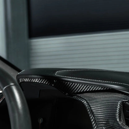 Corvette C7 Dry Carbon Fiber Speedometer Trim Cover Set image 6
