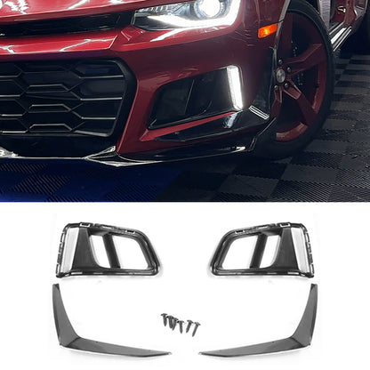 2014 - 24 Camaro Ikon ZL1 1LE Bumper Canards w/ DRL Option image 0