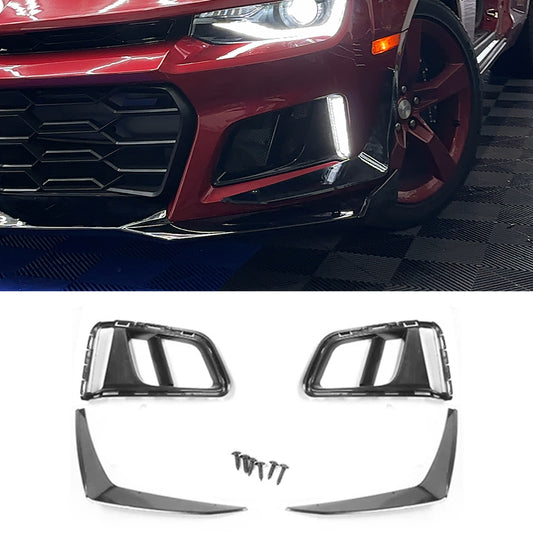 2014 - 24 Camaro Ikon ZL1 1LE Bumper Canards w/ DRL Option image 0