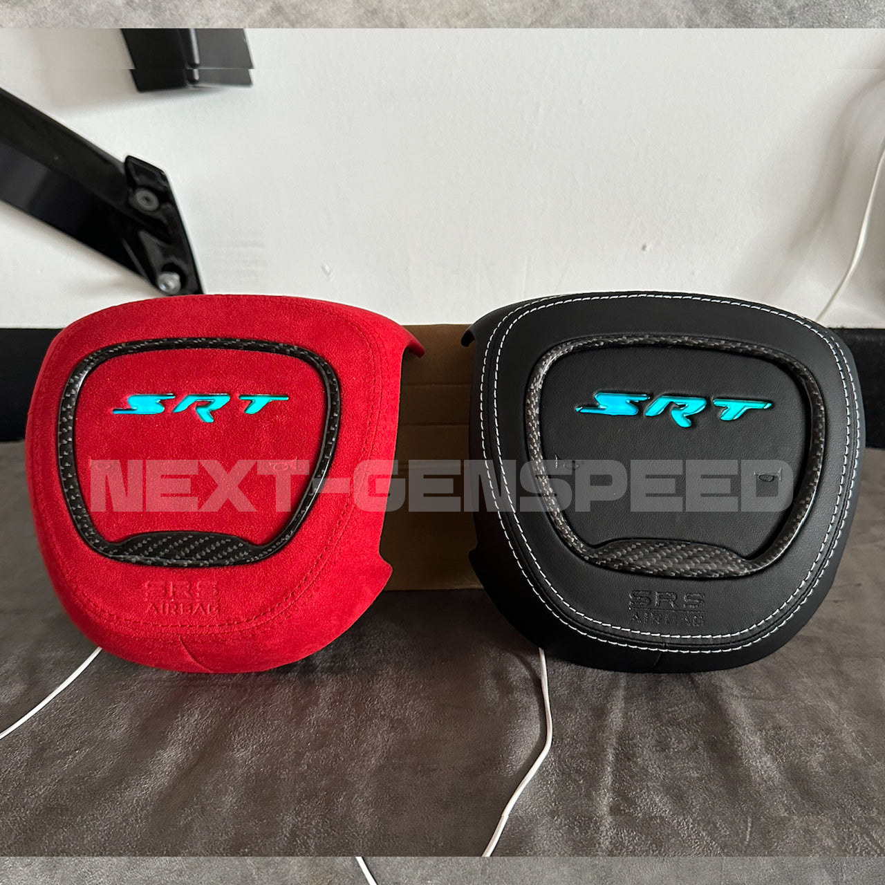 Dodge Charger/Challenger SRT RGB LED Customizable Steering Wheel Airbag Cover
