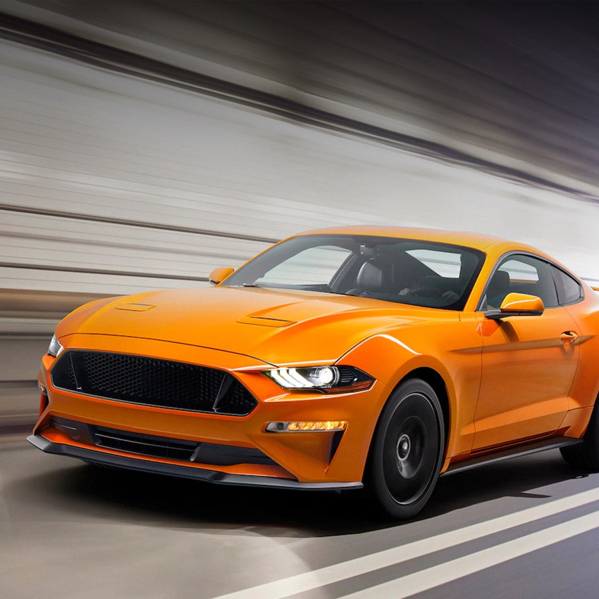 2018 - 24 Ford Mustang Smoked LED Projector Headlights (Set) | VLAND