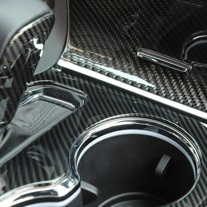 2017 - 21 Grand Cherokee Trackhawk Carbon Fiber Center Console Trim Kit