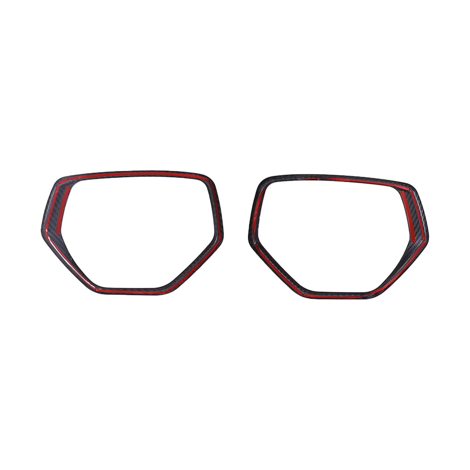 C8 Corvette Carbon Fiber Side Mirrors Frame Trim