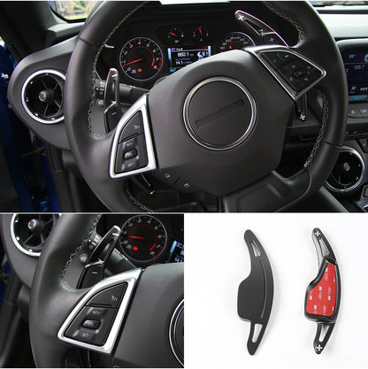 2016 - 24 Camaro Aluminum Paddle Shifter Cover Extensions | Red/Blue/Green/Silver/Black image 3