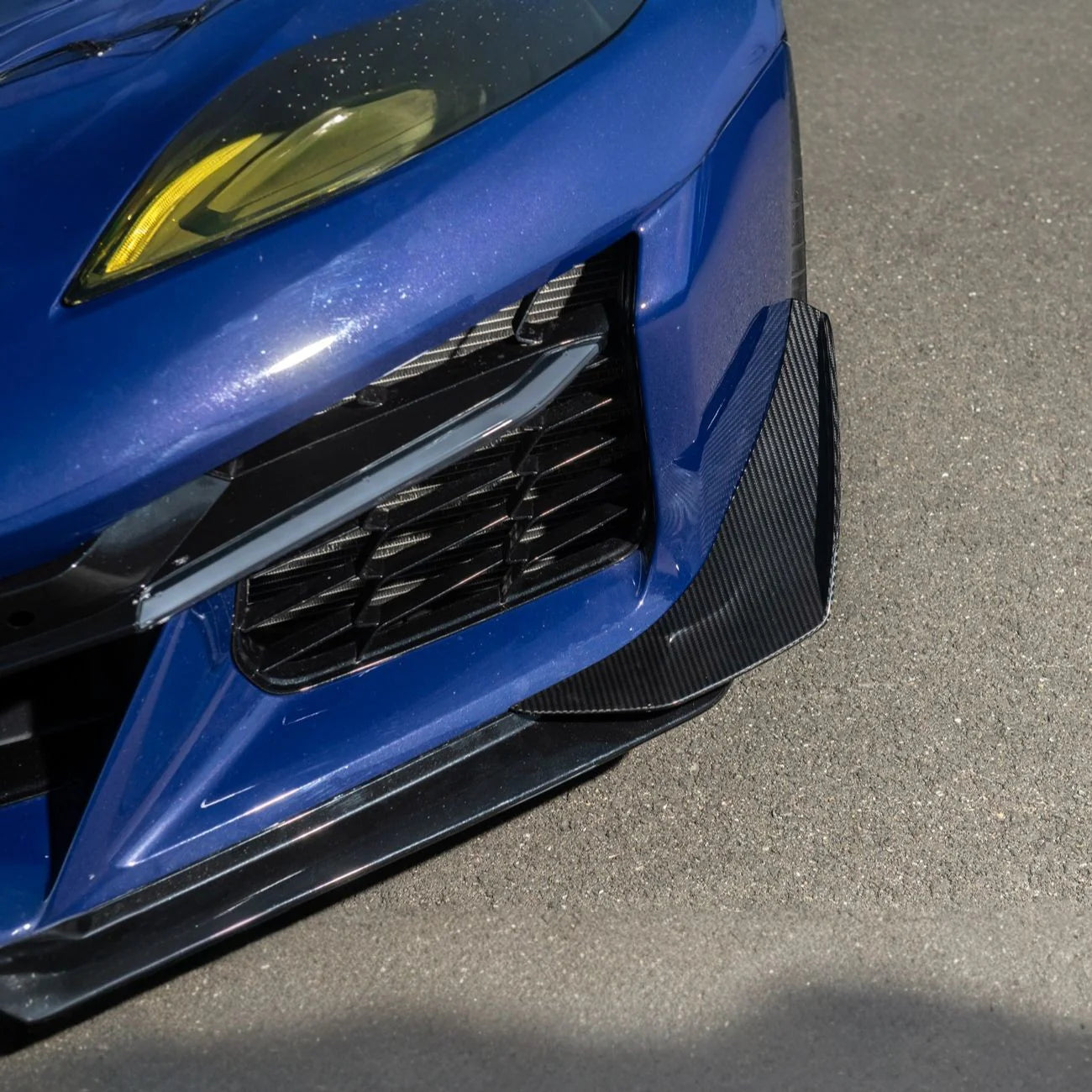 Corvette C8 Carbon Fiber Z07 Performance Package Front Canards image 2