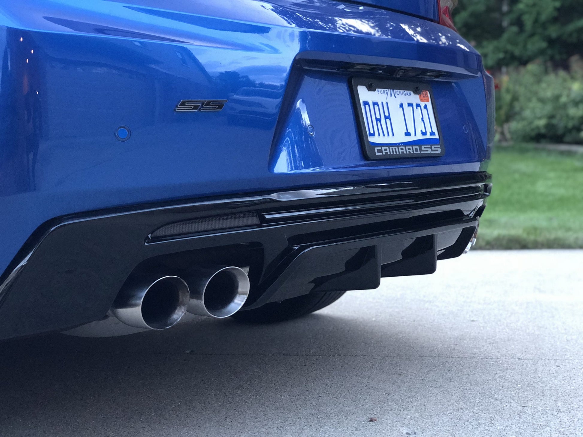 2016 - 24 Camaro Gloss/Matte Quad Tip Diffuser image 2