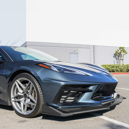 C8 Corvette IKON Style 5pc Front Splitter Lip