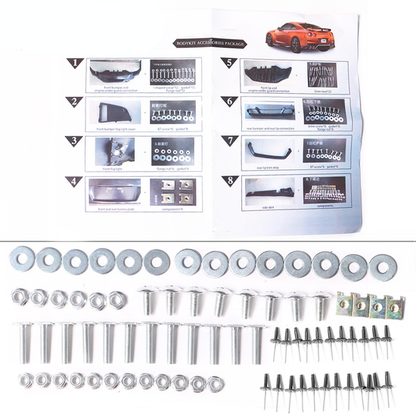 2009 - 22 Nissan R35 GTR Front Bumper Conversion Kit