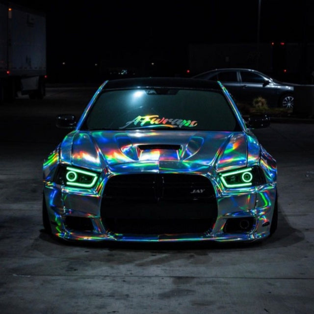2011 - 14 Charger Spyder Flow Series Pre-Built Headlights image 1