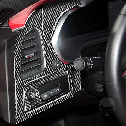 2014-19 C7 Corvette Real Carbon Fiber Complete Interior Trim Kit - 48pcs  | Stingray/Gransport/Z06/ZR1