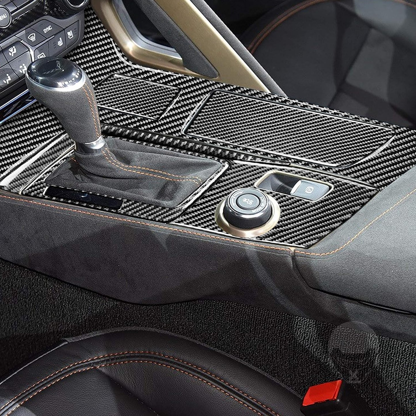 2014-19 C7 Corvette Real Carbon Fiber Complete Interior Trim Kit - 48pcs  | Stingray/Gransport/Z06/ZR1