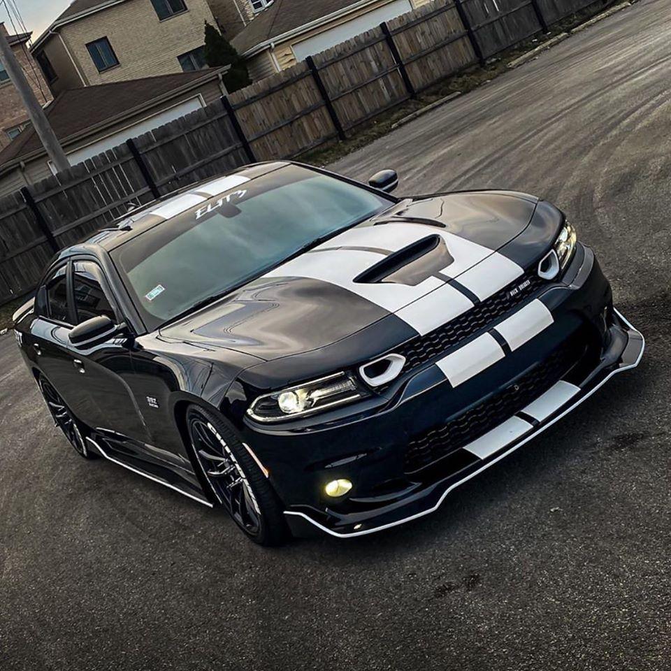 2015-24 Charger Carbon Fiber Style SRT Performance Splitter Lip