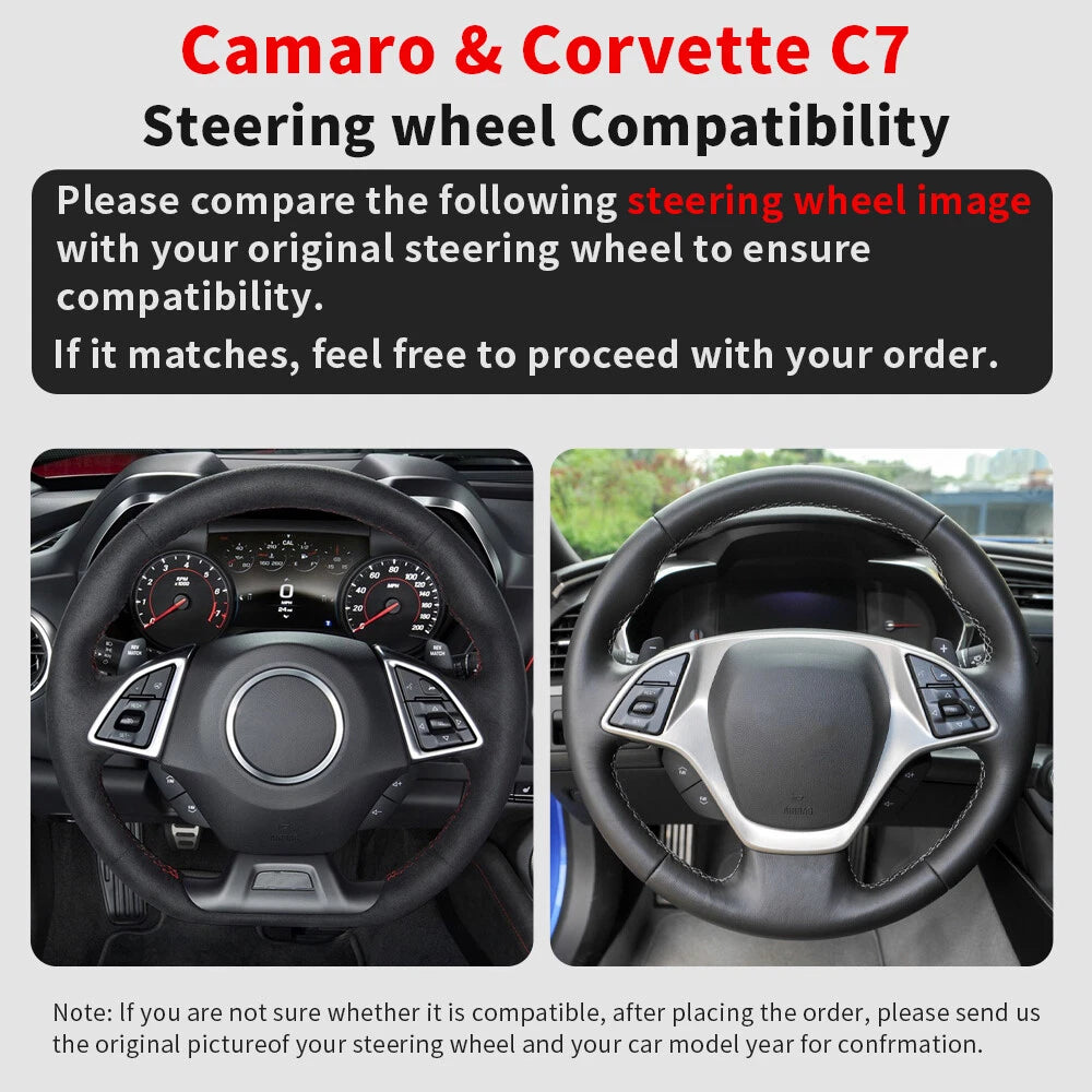 2016-24 Camaro Magnetic Carbon Fiber Paddles image 3