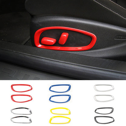 2016 - 24 Camaro Seat Trim Frame Cover Kit Colored/Carbon Fiber image 0