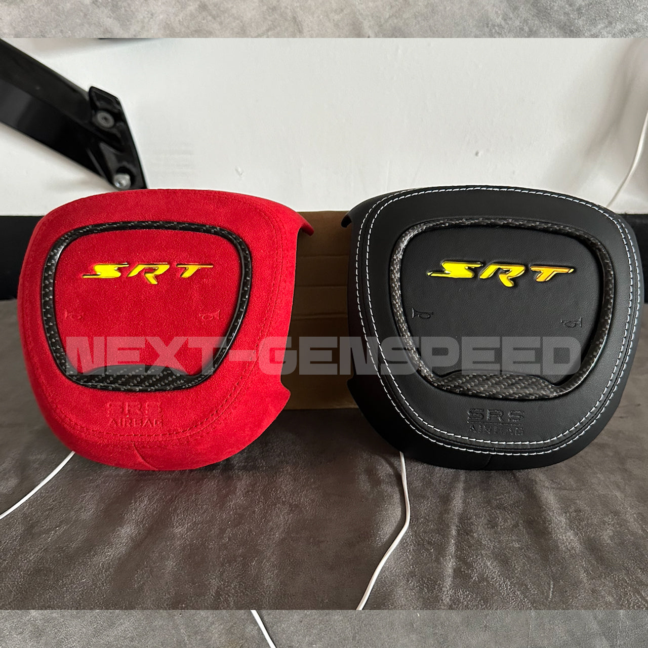 Dodge Charger/Challenger SRT RGB LED Customizable Steering Wheel Airbag Cover
