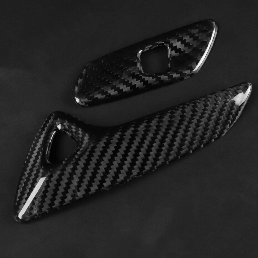 2014 - 19 C7 Corvette Carbon Fiber Interior Door Handle Cover | Next-Gen Carbon