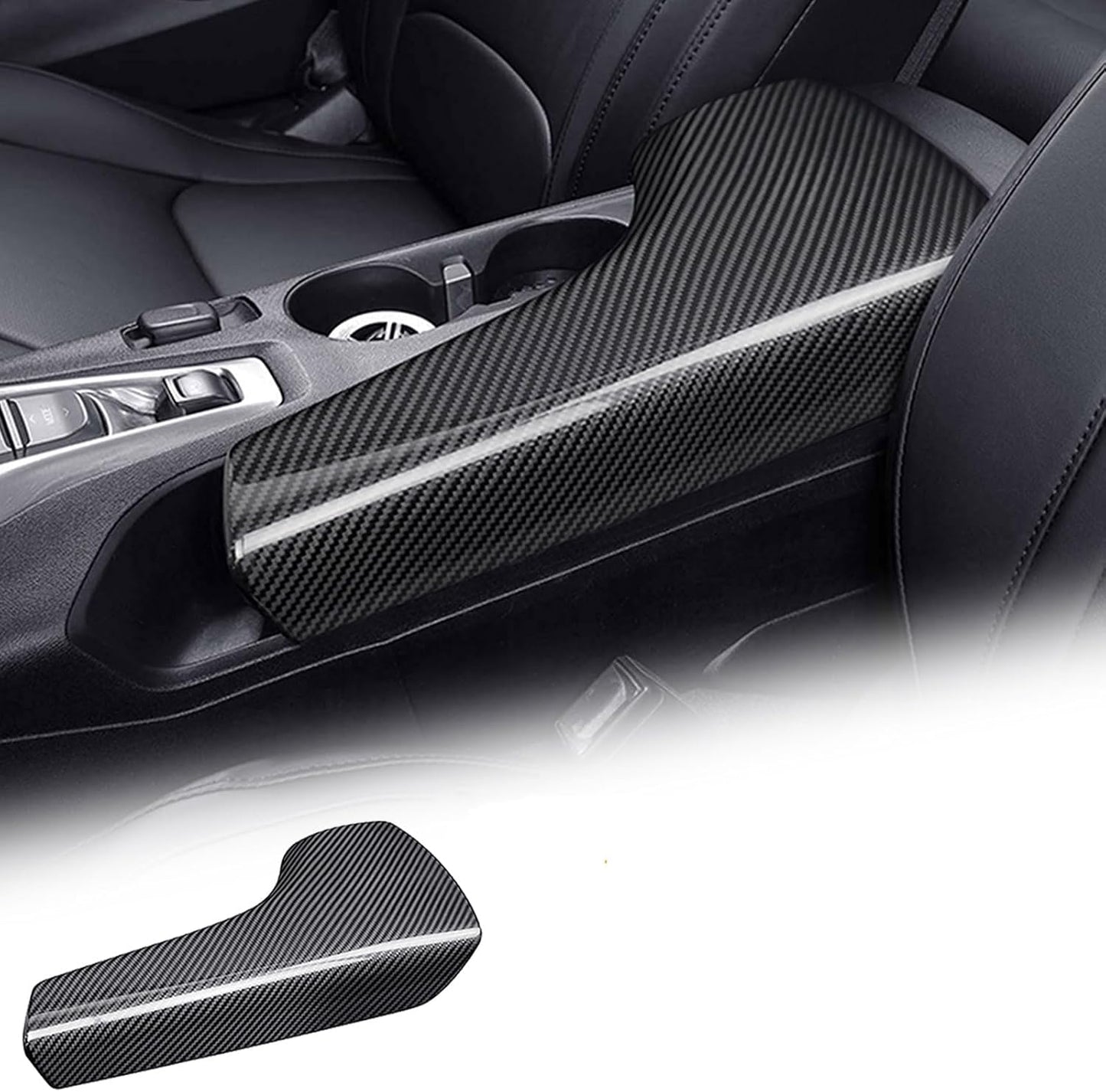2016 - 24 Camaro Carbon Fiber Center Console Lid Cover image 0