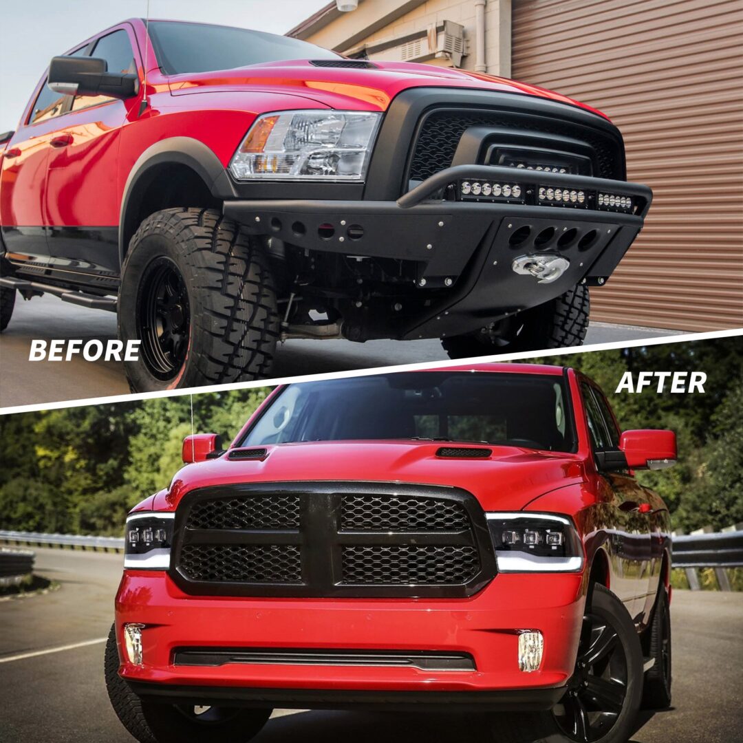 Full LED Headlights | 2019 - 22 Ram 1500 Classic | 2009 - 18 Ram 1500/2500/3500