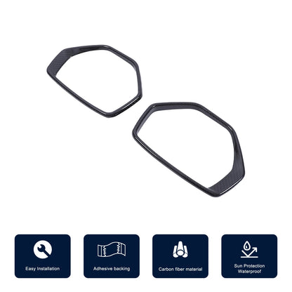 C8 Corvette Carbon Fiber Side Mirrors Frame Trim