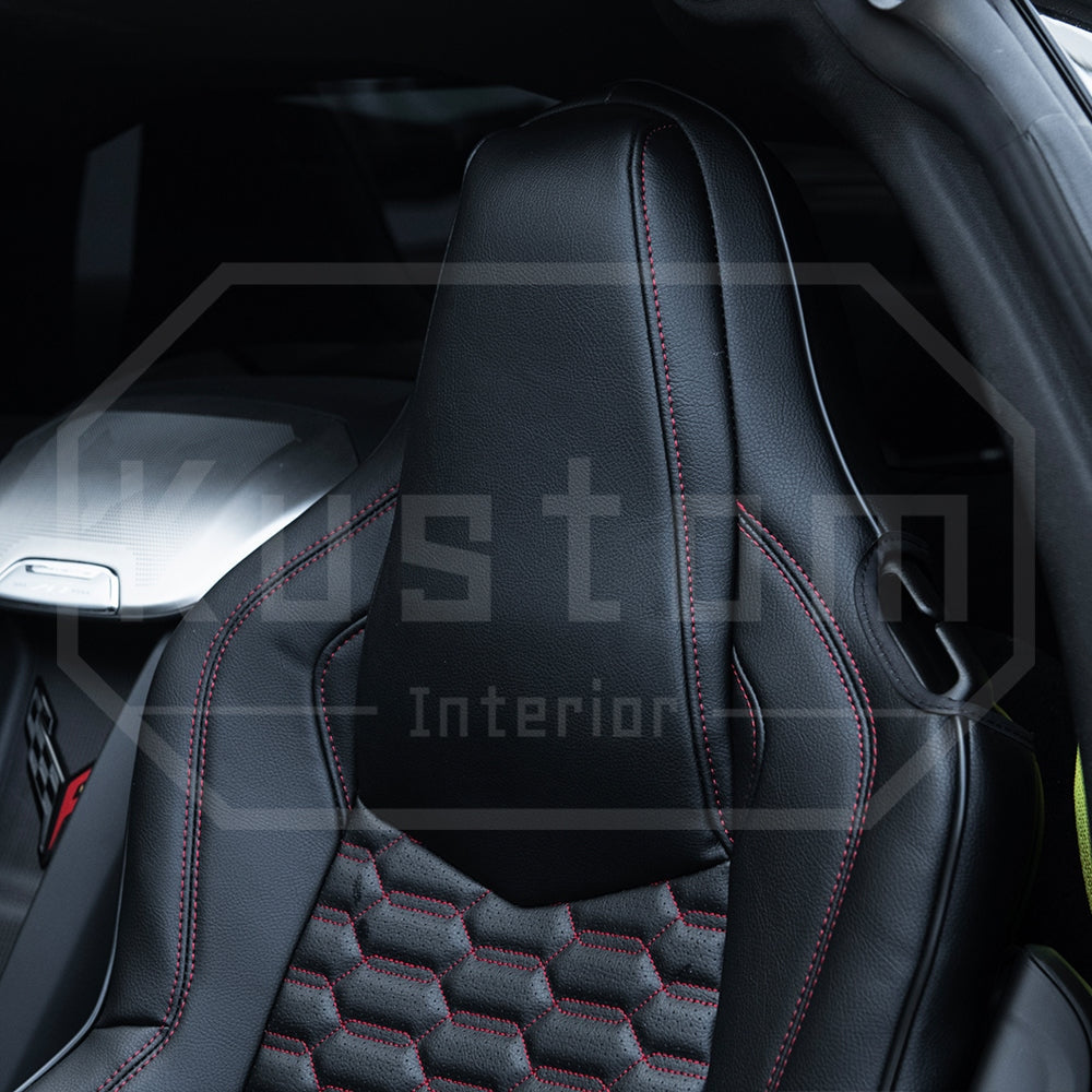 C8 Corvette GT1 Custom Leather Seat Covers