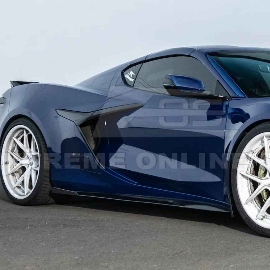 C8 Corvette Z06 / E-Ray / ZR1 Carbon Fiber Performance Side Skirts image 7