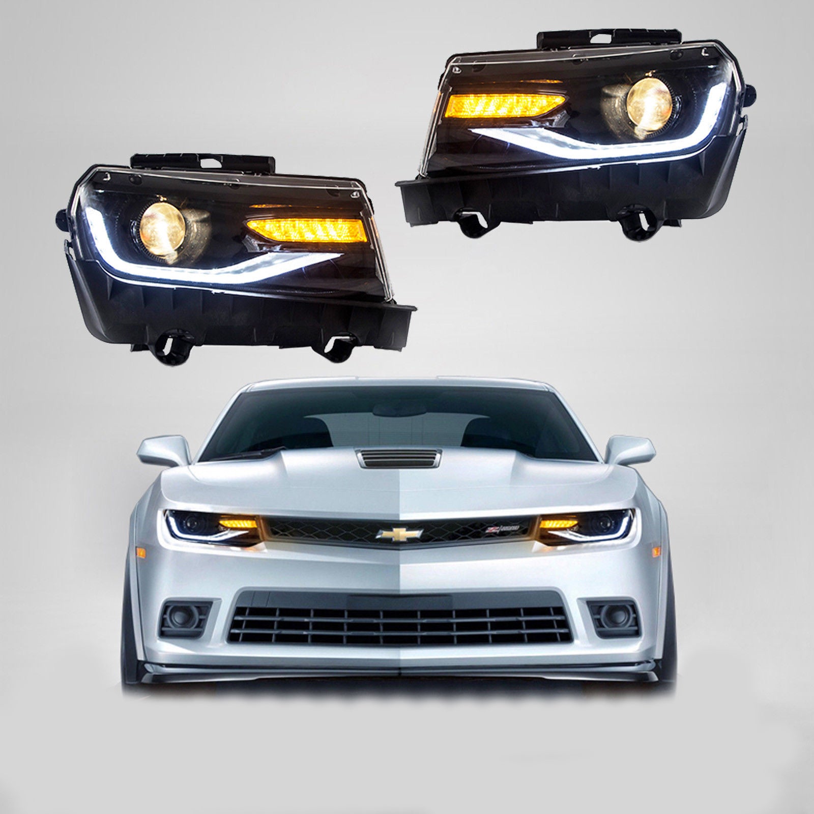 2014 - 15 Camaro 6th Gen Refresh LED Headlights image 1