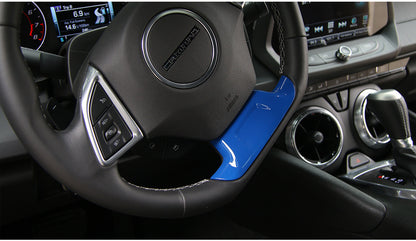 2016 - 24 Camaro Lower Steering Wheel Panel - Carbon Fiber / Colored image 3