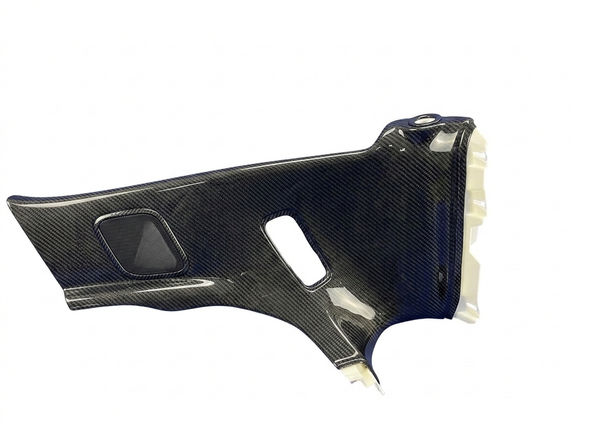 C8 Corvette Carbon Fiber Interior Rear Quarter Panel Replacements image 1