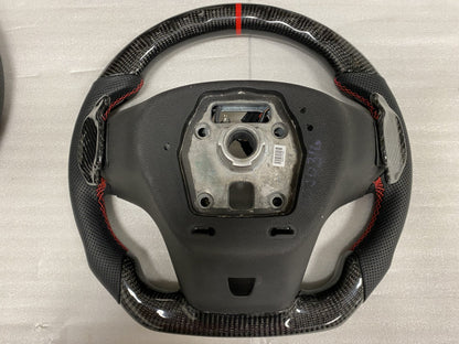 2016 - 24 Camaro LED Carbon Fiber Steering Wheel (Complete/Heated) | Next-Gen Carbon