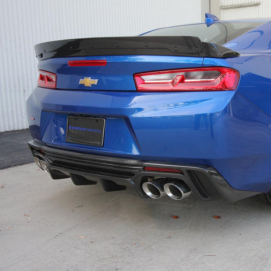 2016 - 24 Camaro LT/RS/SS/LT1 Carbon Fiber Quad Tip Rear Diffuser | Anderson Composites