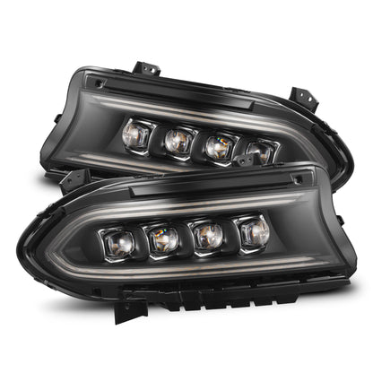2015 - 23 Charger Nova-Series Black LED Projector Headlights