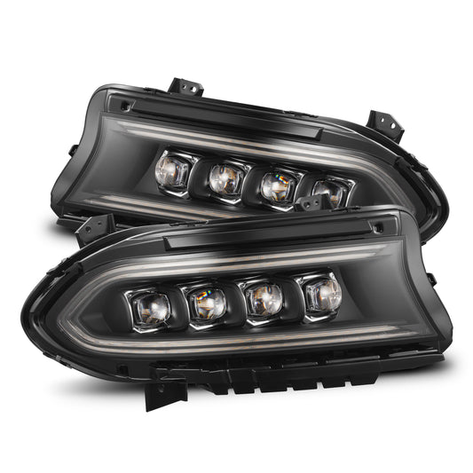 2015 - 23 Charger Nova-Series Black LED Projector Headlights