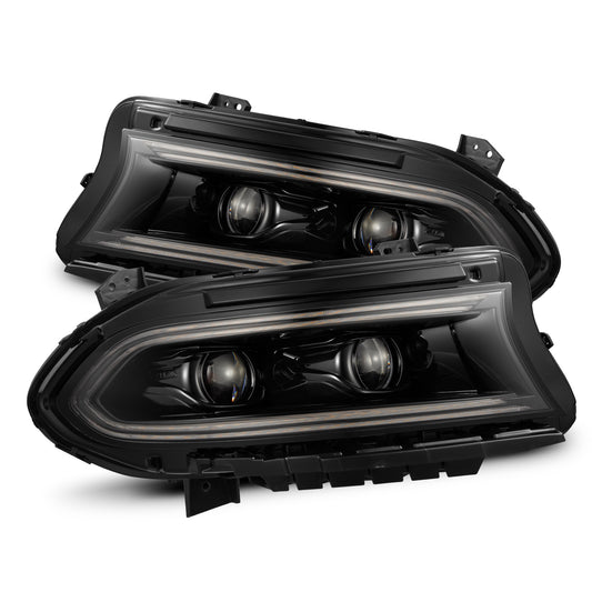 2015 - 23  Charger LUXX-Series Alpha-Black LED Projector Headlights