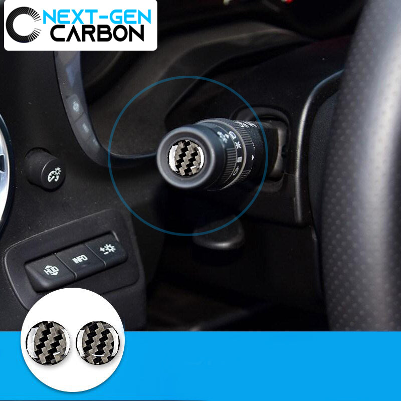 2016 - 24 6th Gen Camaro Carbon Fiber Wiper/Signal Switch Covers | Next-Gen Carbon
