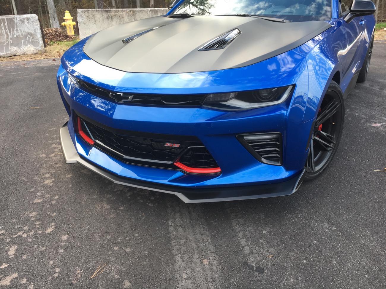 2016 - 24 Camaro 1LE Facelift Gloss Black Front Splitter