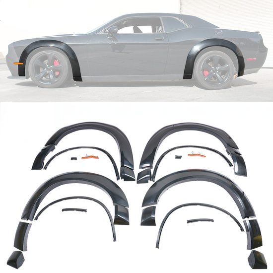 2015 - 23 Challenger Front Lip + Fender Flare Hellcat to Demon Conversrion