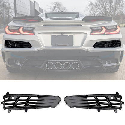 C8 Corvette Z06 Unpainted OE Style Rear Grilles