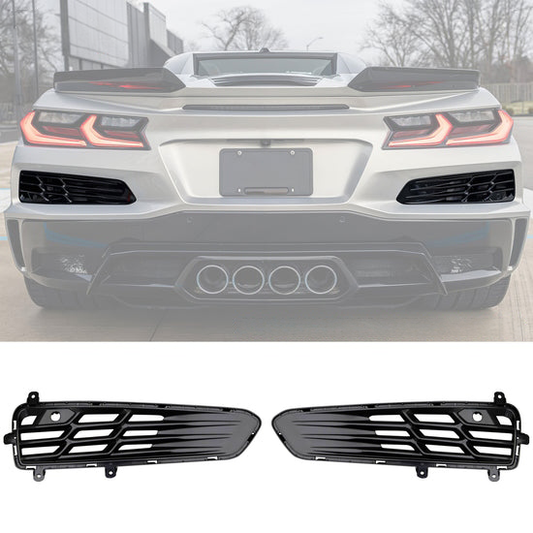 C8 Corvette Z06 Unpainted OE Style Rear Grilles