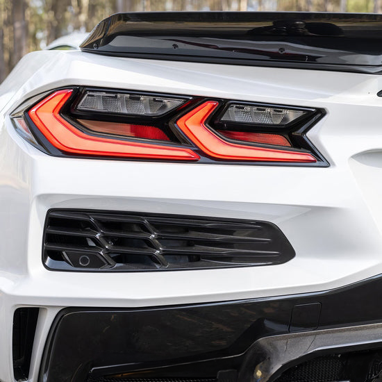 C8 Corvette Z06 Unpainted OE Style Rear Grilles