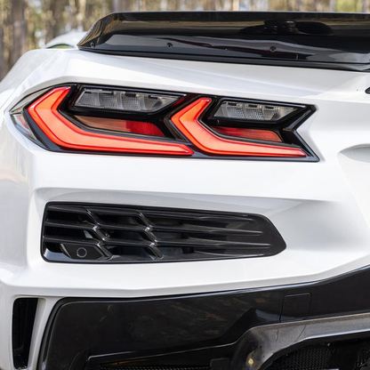 C8 Corvette Z06 Unpainted OE Style Rear Grilles