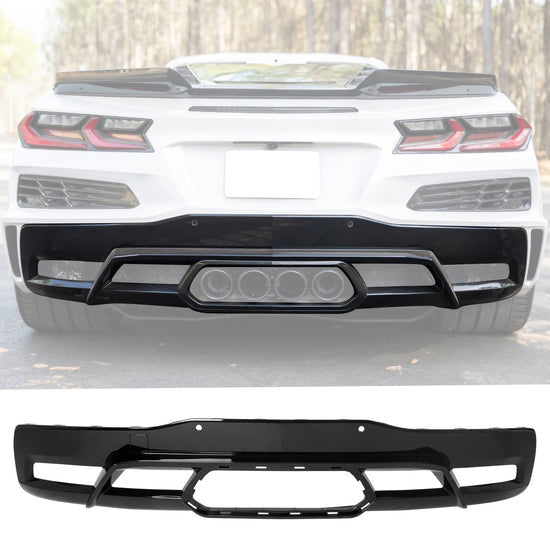 C8 Corvette Stingray Z06 ZR1 Center Exit Rear Diffuser